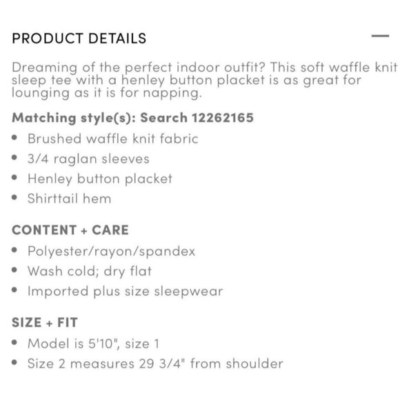 Torrid Size 1 Long Sleeve Pajama Top Mauve - Picture 4 of 8